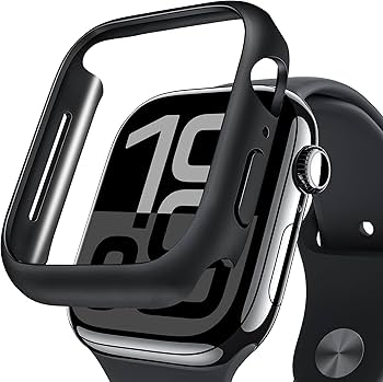 デジタル腕時計 八角形 Apple Watchケース ブラック Amazon.co.jp: NIMASO Apple Watch Series 11/10 46mm ケース スリム